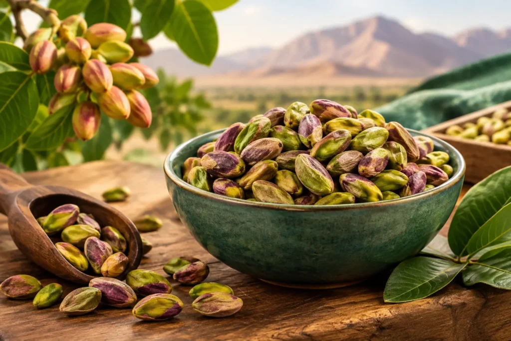 Iranian pistachio kernels from Khalili Trading
